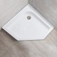 1000x1000mm Diamond Shower Tray Center/Corner Waste